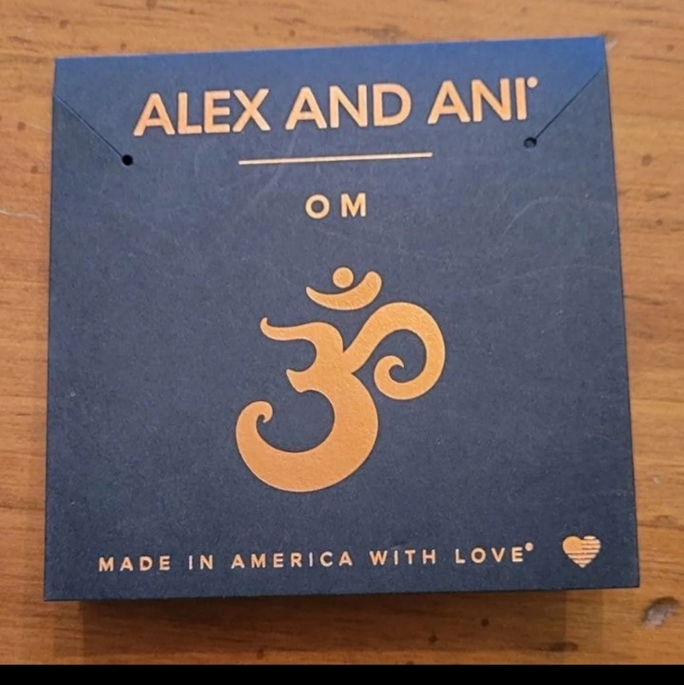 Alex & Ani Om Charm Bracelet - Picture 4 of 5